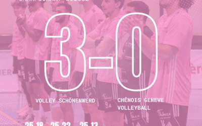 Chênois a reçu une leçon de volley